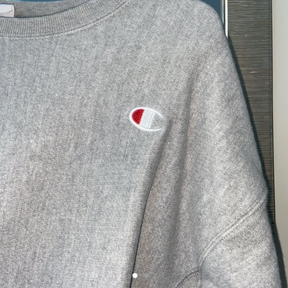 Champion Gray Crewneck Sweatshirt